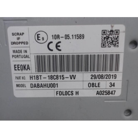 Autoradio d'origine FORD FIESTA 7