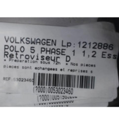 Retroviseur droit VOLKSWAGEN POLO 5 Photo n°3