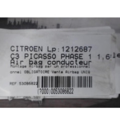 Air bag conducteur CITROEN C3 PICASSO Photo n°5