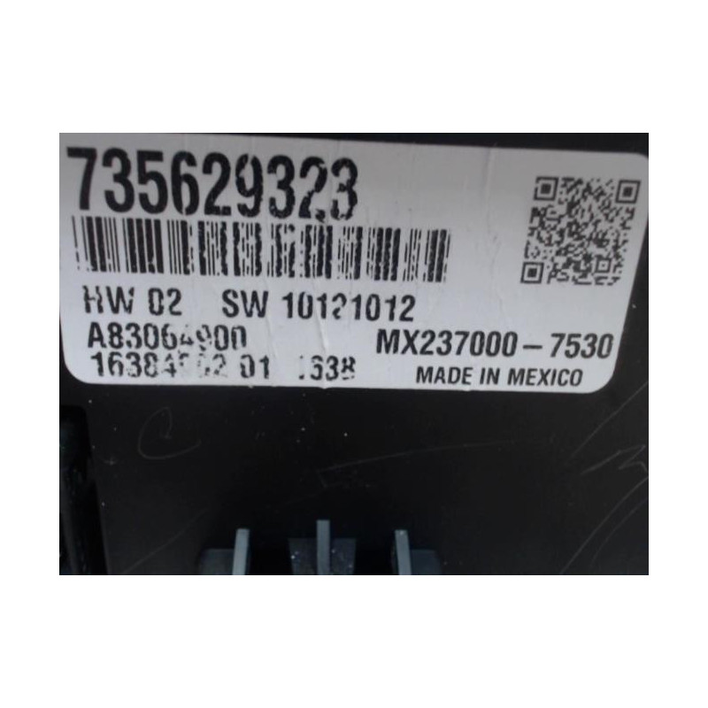 Commande chauffage FIAT 500 2