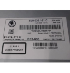 Autoradio d'origine SKODA FABIA 2 Photo n°6