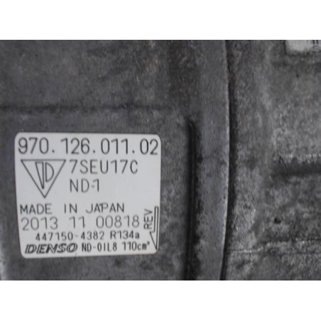 Compresseur clim PORSCHE PANAMERA 1 970 Photo n°1