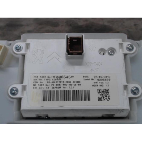 Compteur PEUGEOT 208 1 Photo n°1