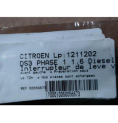 Interrupteur de leve vitre avant gauche CITROEN DS3 Photo n°4