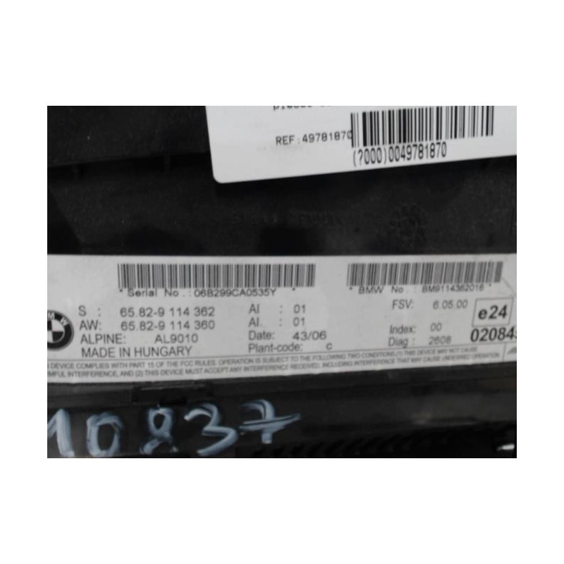 Ecran GPS BMW SERIE 3 E91