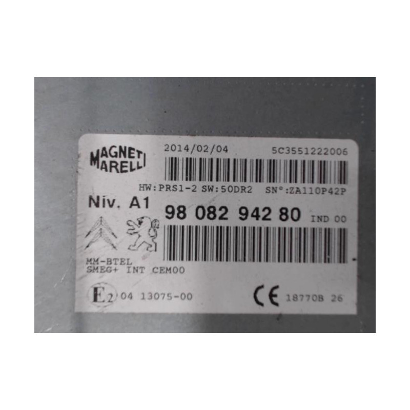 Autoradio d'origine PEUGEOT 308 2