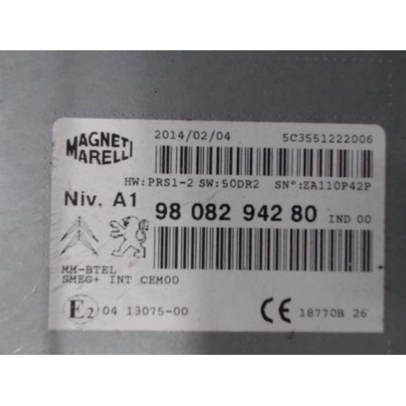 Autoradio d'origine PEUGEOT 308 2 Photo n°1