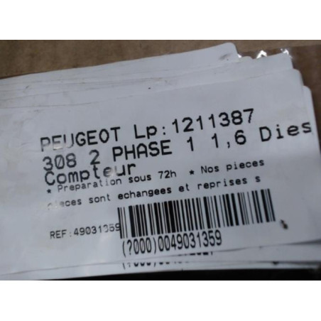 Compteur PEUGEOT 308 2 Photo n°1