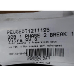 Vitre avant gauche PEUGEOT 308 1 SW Photo n°1