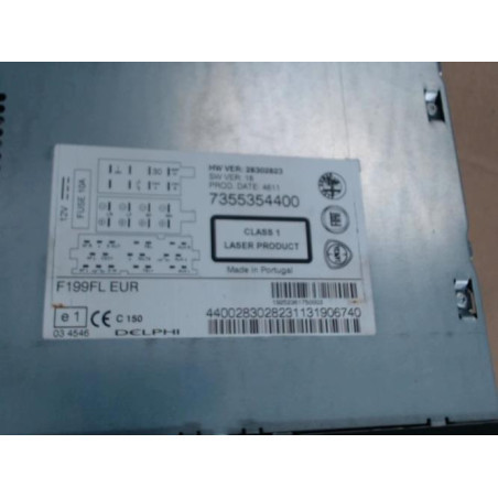 Autoradio d'origine FIAT PUNTO EVO 3