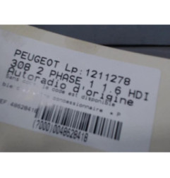 Autoradio d'origine PEUGEOT 308 2 Photo n°3