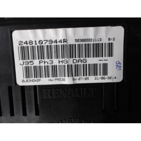 Compteur RENAULT SCENIC 3
