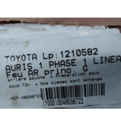 Feu arriere principal gauche (feux) TOYOTA AURIS 1 Photo n°1
