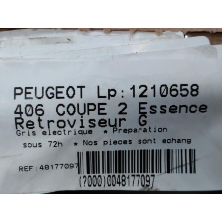 Retroviseur gauche PEUGEOT 406 Photo n°1