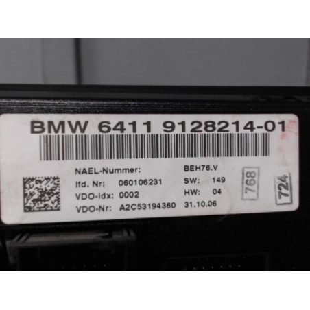 Commande chauffage BMW SERIE 3 E91