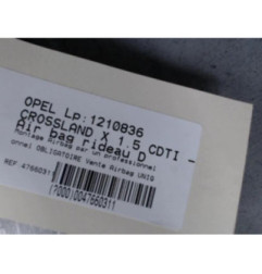 Air bag rideau droit OPEL CROSSLAND X Photo n°1