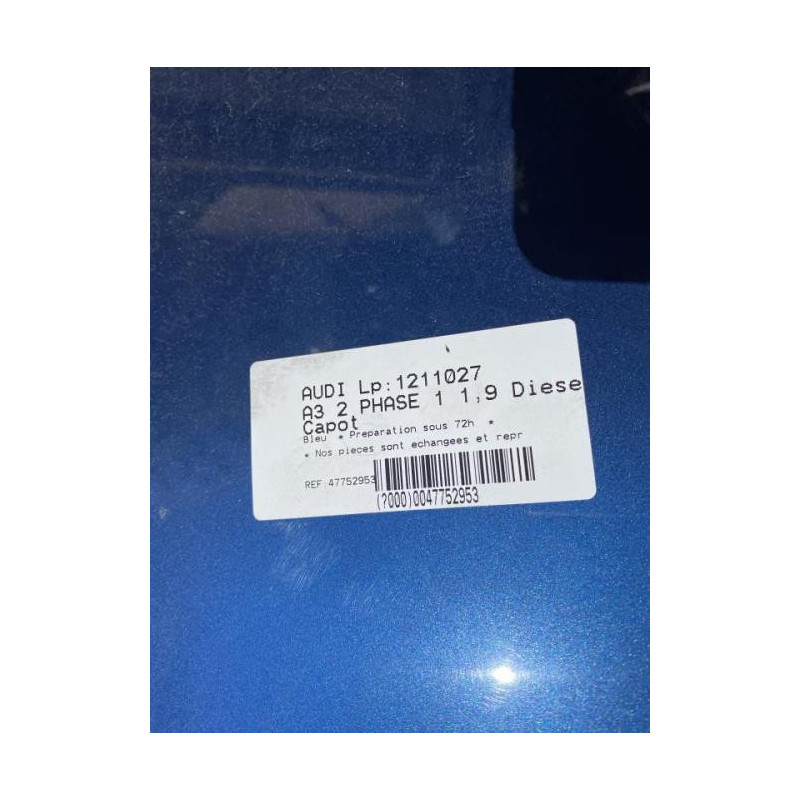 Capot AUDI A3 2