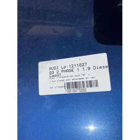 Capot AUDI A3 2 Photo n°1