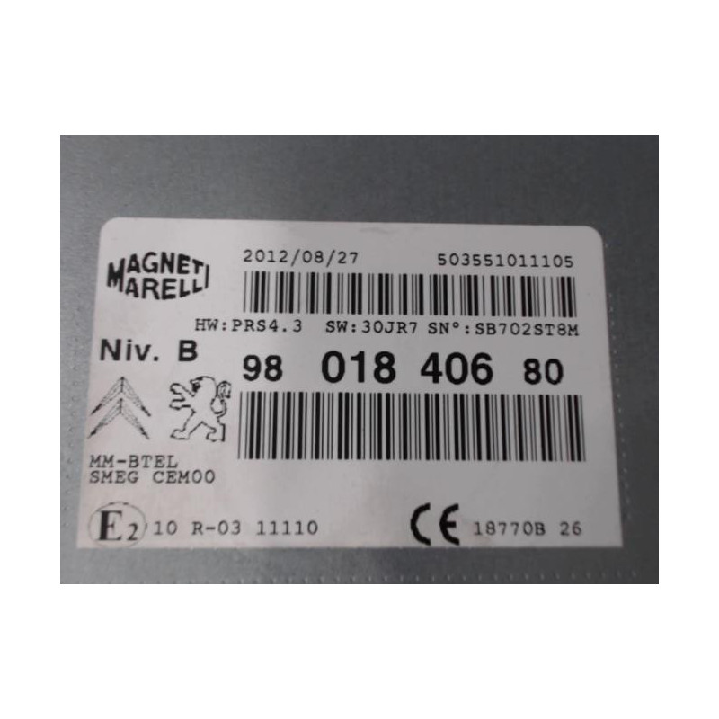 Autoradio d'origine PEUGEOT 208