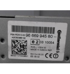 Autoradio d'origine CITROEN C4 2 Photo n°3