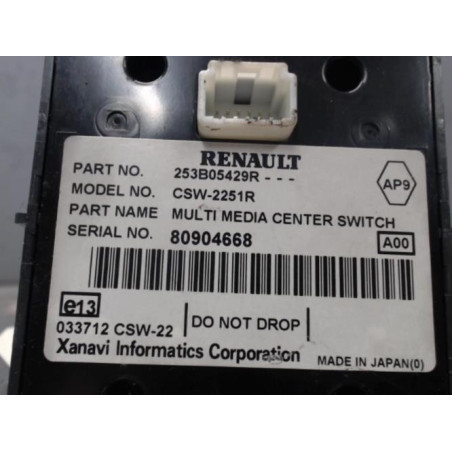 Commande GPS RENAULT SCENIC 2 Photo n°1