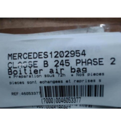 Boitier air bag MERCEDES CLASSE B 245 Photo n°3