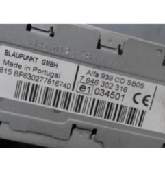 Autoradio d'origine ALFA ROMEO 159 Photo n°5