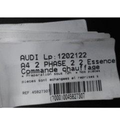 Commande chauffage AUDI A4 2