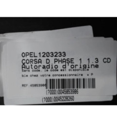 Autoradio d'origine OPEL CORSA D Photo n°1