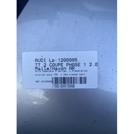 Malle/Hayon arriere AUDI TT 2