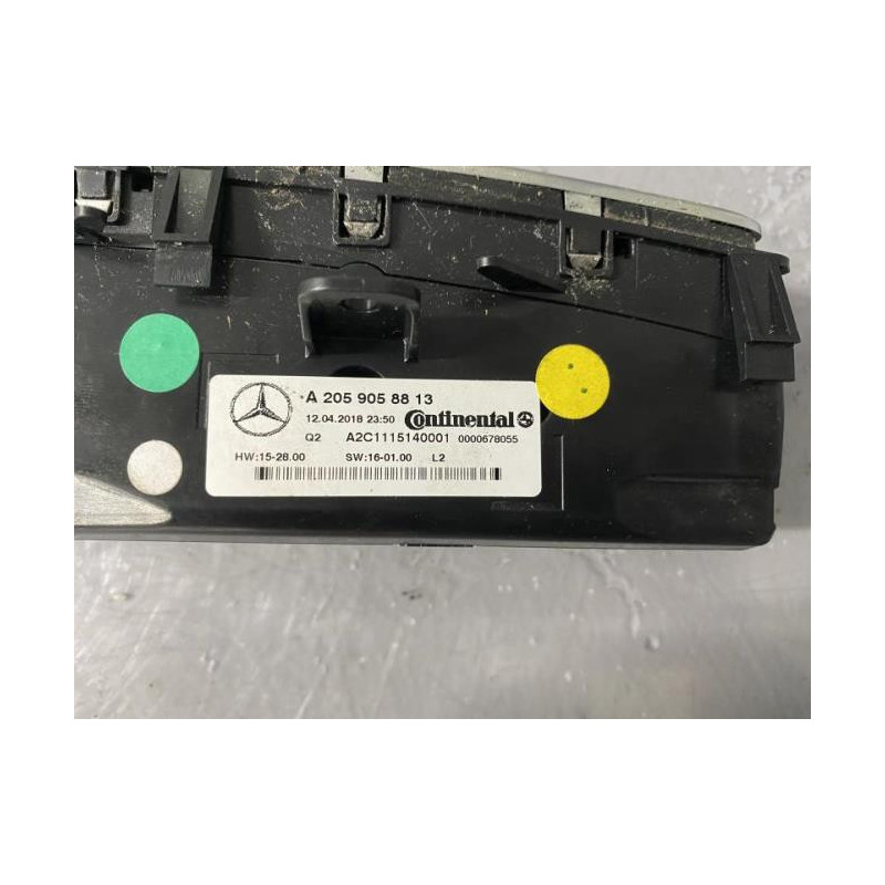 Commande chauffage MERCEDES CLASSE C 205