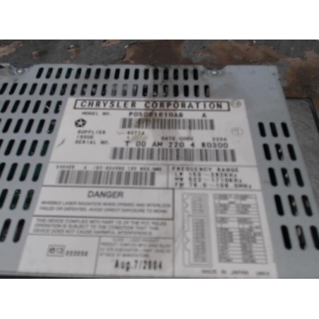 Autoradio d'origine CHRYSLER GRAND VOYAGER 4