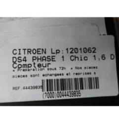 Compteur CITROEN DS4 Photo n°6