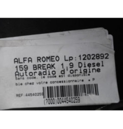 Autoradio d'origine ALFA ROMEO 159