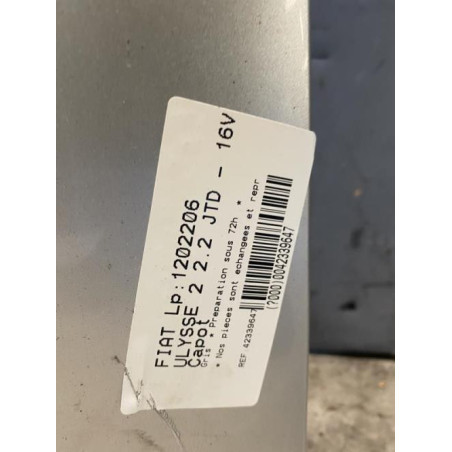 Capot FIAT ULYSSE 2 Photo n°1