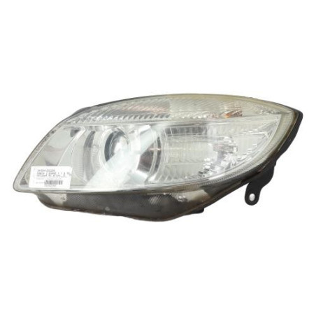 Optique avant principal gauche (feux)(phare) SKODA FABIA 2 Photo n°1