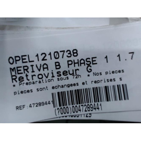 Retroviseur gauche OPEL MERIVA B Photo n°1
