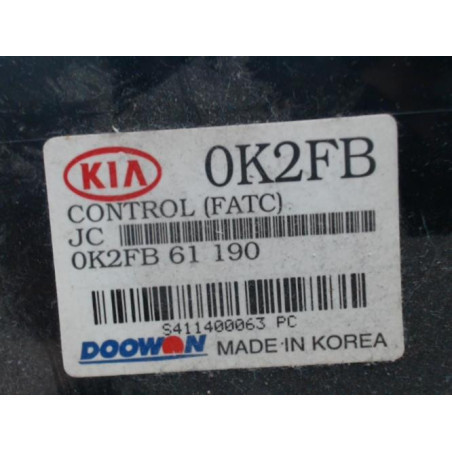 Commande chauffage KIA CARENS 2 Photo n°1