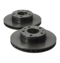 Paire de disques avant (freinage) PEUGEOT BOXER 2 Photo n°4