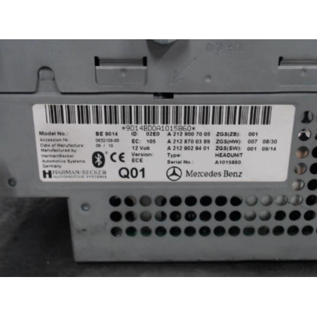 Autoradio d'origine MERCEDES CLASSE E 207