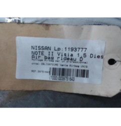 Air bag rideau droit NISSAN NOTE II Photo n°1