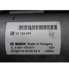 Demarreur OPEL CORSA E Photo n°1