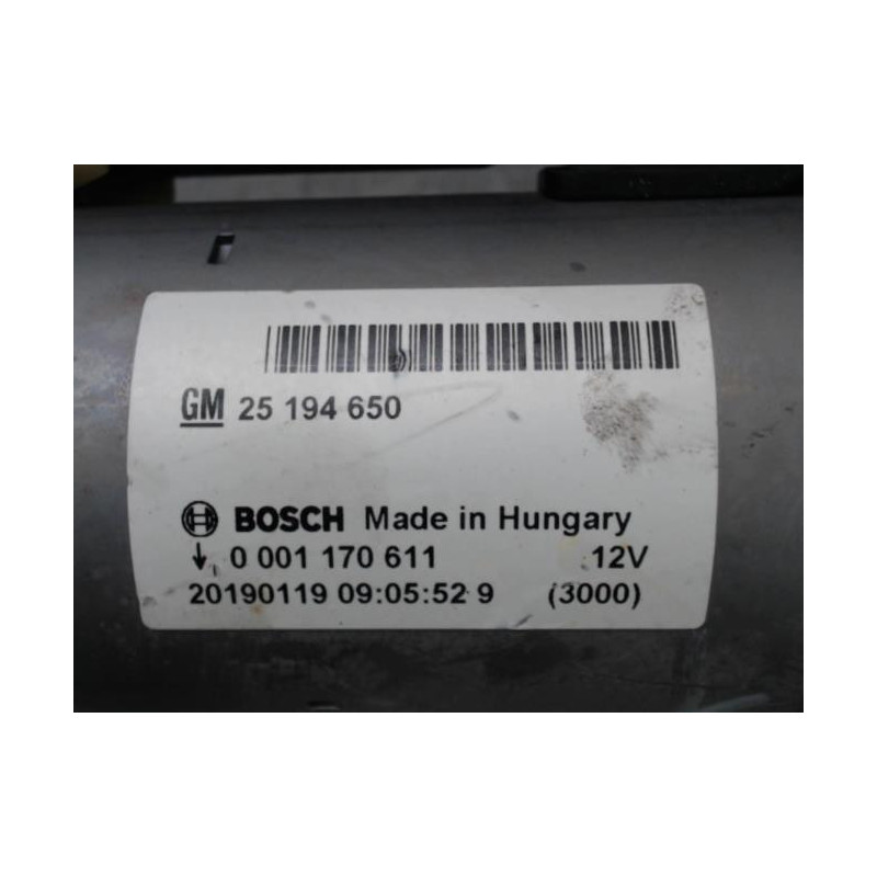 Demarreur OPEL CORSA E