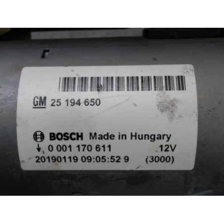 Demarreur OPEL CORSA E Photo n°1