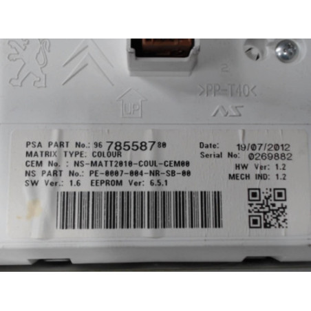 Compteur PEUGEOT 208 1