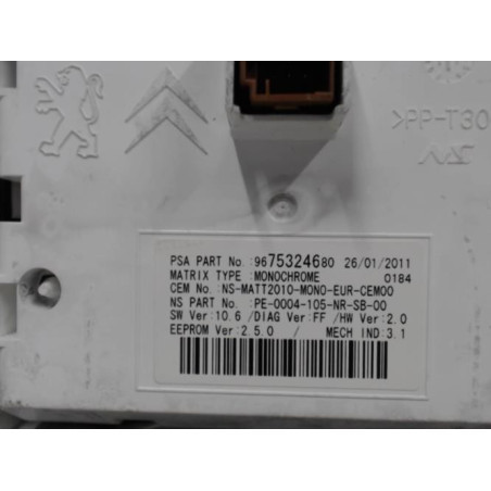 Compteur PEUGEOT 508 1 Photo n°1