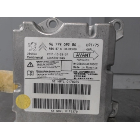 Boitier air bag CITROEN C4 2 Photo n°1