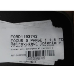 Retroviseur interieur FORD FOCUS 3 Photo n°1