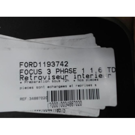 Retroviseur interieur FORD FOCUS 3 Photo n°1