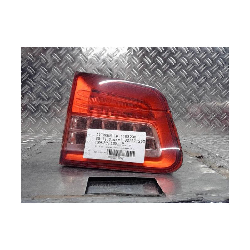 Feu arriere secondaire gauche (feux) CITROEN C5 2